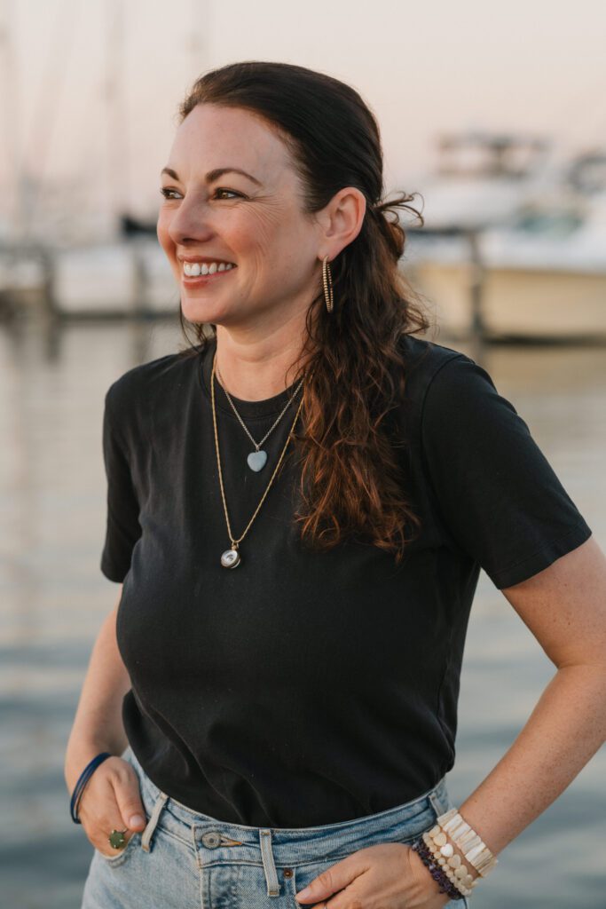 Personal brand photo of women by water